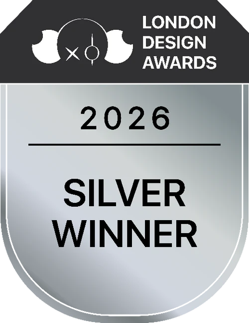 London Design Awards 2026 Silver Winner badge